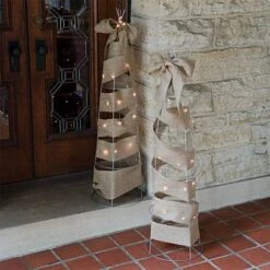 Burlap Tree Wrap, 4-inch X 300-foot Roll -Gardeners Edge Sales 04bw 6 1