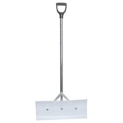 Heavy Duty Poly Scraper Snow Shovel With Steel D-Grip Handle