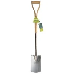 Stainless-Steel Garden Border Spade, RHS-Endorsed