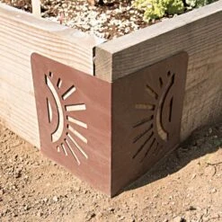 Bloom InstaBrace Sun Raised Bed Corner Brackets Set Of 4 7 Bloom InstaBrace Sun Raised Bed Corner Brackets Set Of 4 -Gardeners Edge Sales 11021bl 2