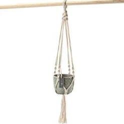 Hanging Pot Macrame W/Pot