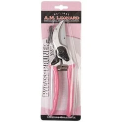 Pink Leonard Traditional Bypass Pruners 1 Inch Cutting Capacity 15 Pink Leonard Traditional Bypass Pruners 1 Inch Cutting Capacity -Gardeners Edge Sales 1286p 6