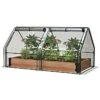 Urban Gardener® Mini Dual Greenhouse + Insect Screen Cover For Raised Garden Beds, 72"W X 36"D X 36"H -Gardeners Edge Sales 13371ge
