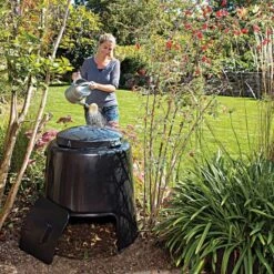 Eco Composter, 74 Gal Black -Gardeners Edge Sales 156250tdge live2 1