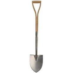 Stainless-Steel Groundbreaker Border Spade, RHS-Endorsed