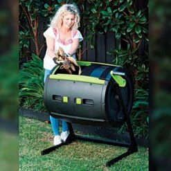 Maze 65 Gallon Compost Tumbler -Gardeners Edge Sales 1rsi mct d245a live