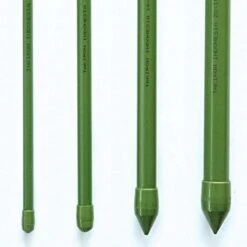 Knotty Takiron Green Steel Stakes, 3/4 Inch X 8 Feet Bundle Of 10 -Gardeners Edge Sales 208tsk 2