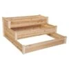 Cedar 3-Tiered Stair Step Garden Bed -Gardeners Edge Sales 23482203j