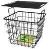 Modern Farmhouse Milk Crate Basket Bin -Gardeners Edge Sales 23582214k
