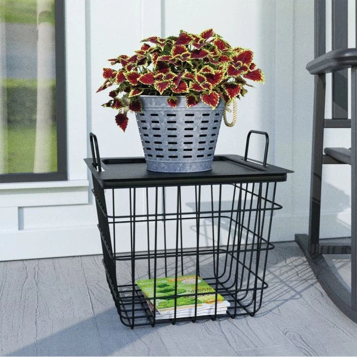 Modern Farmhouse Milk Crate Basket Bin 4 Modern Farmhouse Milk Crate Basket Bin - Image 2