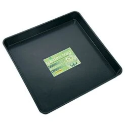 23" Black Square Garden Tray
