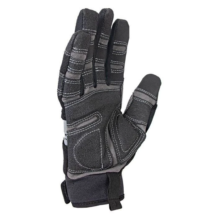 Kincopro General Black And Gray Suede Gloves, Medium 4 Kincopro General Black And Gray Suede Gloves, Medium - Image 2