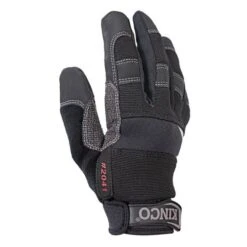 Kincopro General Black And Gray Suede Gloves, Large 7 Kincopro General Black And Gray Suede Gloves, Large -Gardeners Edge Sales 241 l5am top 1