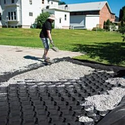 Ground Grid Geocell Kit 9 Ground Grid Geocell Kit -Gardeners Edge Sales 24258yage filling