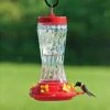 16 Oz. Spiral Glass Hummingbird Feeder -Gardeners Edge Sales 27224111g live 1