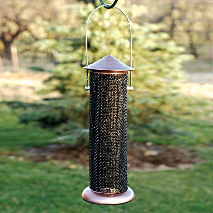 0.5 Lbs Brushed Copper Mini Nyjer® Feeder 4 0.5 Lbs Brushed Copper Mini Nyjer® Feeder - Image 2