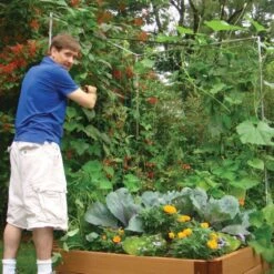 Veggie Wall , Two 4ft X 6ft Hinged Panels -Gardeners Edge Sales 300001252 2