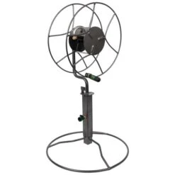 360° Free Standing Swivel Hose Reel With Patio Base