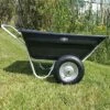 Muller's Original Smart Cart, Black 7 Cu. Ft. Tray With 16" Flat Free Wheels