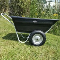 Front Page 34 Muller's Original Smart Cart, Black 7 Cu. Ft. Tray With 16" Turf Wheels