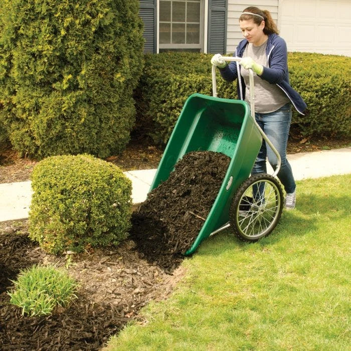 Muller's Original Smart Cart, Green 7 Cu. Ft. Tray With 20" Spoke Wheels 11 Muller's Original Smart Cart, Green 7 Cu. Ft. Tray With 20" Spoke Wheels - Image 9