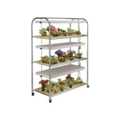 3-Tier Grow Light Cart With T8 Lights