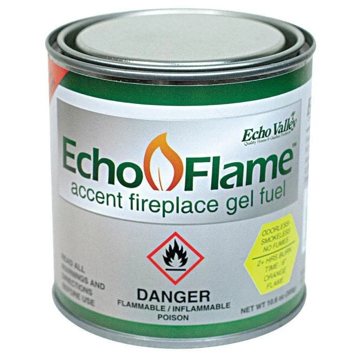 EchoFlame Gel Fuel, Box Of 6 3 EchoFlame Gel Fuel, Box Of 6
