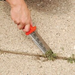 Deluxe Stainless Steel Soil Knife By A.M. Leonard, 6in Dual Edged Blade, Lifetime Warranty -Gardeners Edge Sales 4752 5