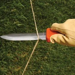 Deluxe Soil Knife And Sheath Kit By A.M. Leonard, 6in Blade, Lifetime Warranty -Gardeners Edge Sales 4752 8 1