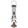 Brushed Copper Mega Tube Feeder - 5.5 Lbs -Gardeners Edge Sales 49125ge ol