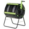 Maze 48 Gallon Geared Two Compartment Compost Tumbler -Gardeners Edge Sales 4rsi mct d180d