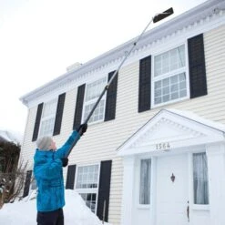 Telescoping Roof Rake 10 Telescoping Roof Rake -Gardeners Edge Sales 55500 4