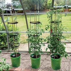 Green Self-Watering Grow Pot Tower -Gardeners Edge Sales 653tdge live horz