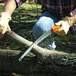 Leonard Tri-Edge Pruning Saw, 13-inch Curved Blade -Gardeners Edge Sales 713ts 5