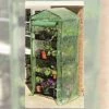 4 Tier Mini Greenhouse With Heavy Duty Cover -5'3" High X 2'3" Wide X 1'6" Deep