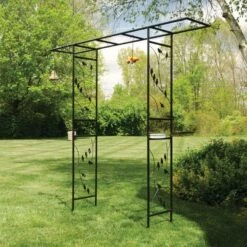 Bird Motif Arbor With Bird Feeding Station 15 Bird Motif Arbor With Bird Feeding Station -Gardeners Edge Sales 83145 2