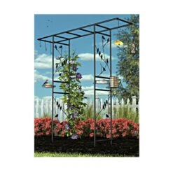 Bird Motif Arbor With Bird Feeding Station 16 Bird Motif Arbor With Bird Feeding Station -Gardeners Edge Sales 83145 3