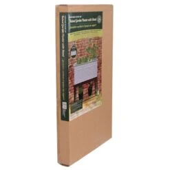 Galvanized Trough Style Raised Bed Planter On Rustic Stand -Gardeners Edge Sales 83479 3