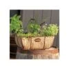 Rustic Herb Basket With Burlap Liner 1 Rustic Herb Basket With Burlap Liner -Gardeners Edge Sales 84270 6