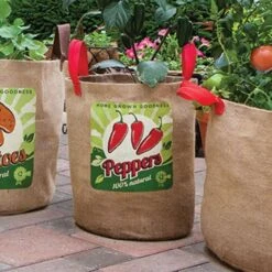 10 Gallon Retro Pepper Grow Bag -Gardeners Edge Sales 84382 2