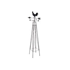 Rooster Weathervane Obelisk