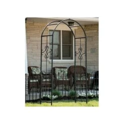 Quatrefoil Garden Arbor -Gardeners Edge Sales 89097 2