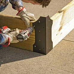 Raised Garden Bed 12-Inch Corner Brackets, Set Of 4 -Gardeners Edge Sales 89584 6