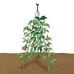 Decorative Spiral Supports Brown Finish 12 Pack -Gardeners Edge Sales 90135 6