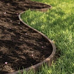 Leonard Lumber Edge Landscape Edging Kits, Brown -Gardeners Edge Sales a1430br live horz3