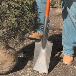 Leonard Nursery Spade With 27-Inch D-Grip Composite Handle -Gardeners Edge Sales a1fm 5