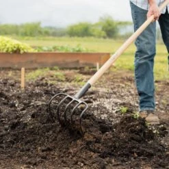 Leonard 5-Tine Forged Refuse Hook & Cultivator 9 Leonard 5-Tine Forged Refuse Hook & Cultivator -Gardeners Edge Sales ac5 3