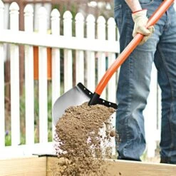 Leonard All Steel Round Point Shovel -Gardeners Edge Sales am11 7 1