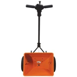 Leonard 50 Lb Lawn Fertilizer Broadcast Spreader -Gardeners Edge Sales am50p 2