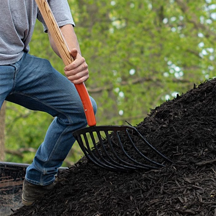 Leonard 10-Tine Forged Steel Scoop Fork With 48-Inch Straight Handle 7 Leonard 10-Tine Forged Steel Scoop Fork With 48-Inch Straight Handle - Image 5